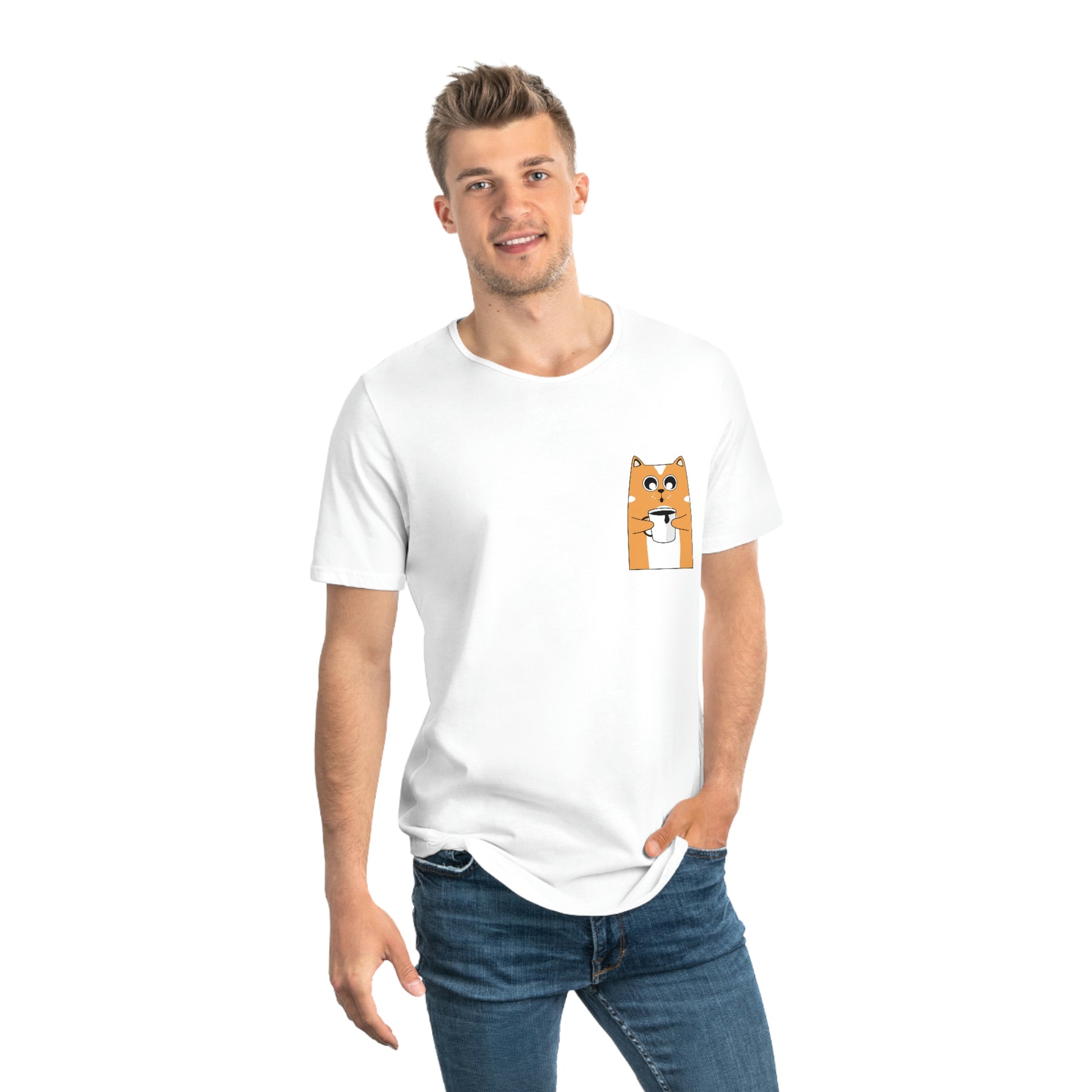 Curved hem T-shirt | Impactive | T-Shirt